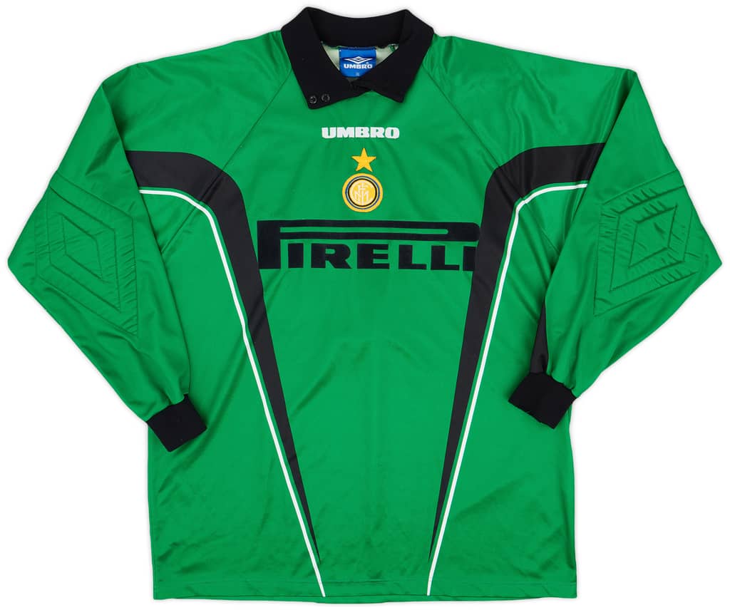 1996-97 Inter Milan GK Shirt Pagliuga #1 - 6/10 - (XL)