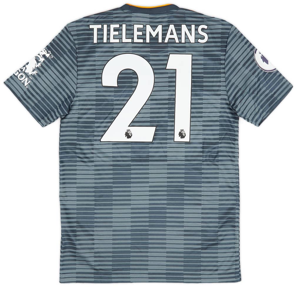 2018-19 Leicester Match Issue Away Shirt Tielemans #21