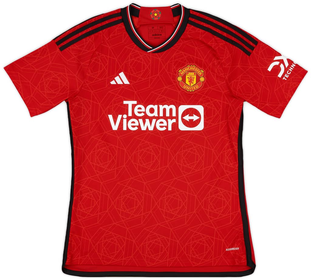 2023-24 Manchester United Home Shirt Mainoo #37 - 10/10 - (M)