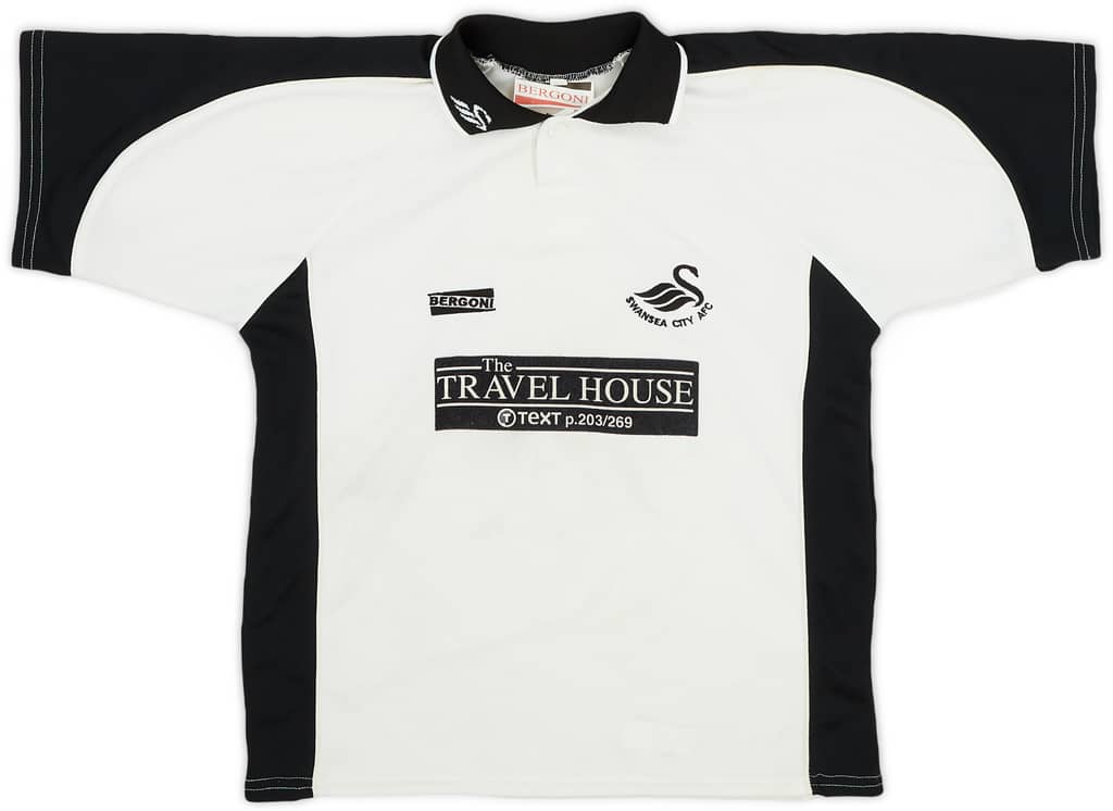 2003-04 Swansea City Home Shirt - 6/10 - (L.Boys)