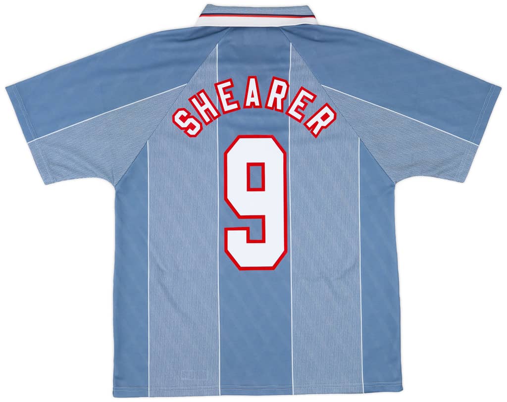 1996-97 England Away Shirt Shearer #9 - 9/10 - (L)