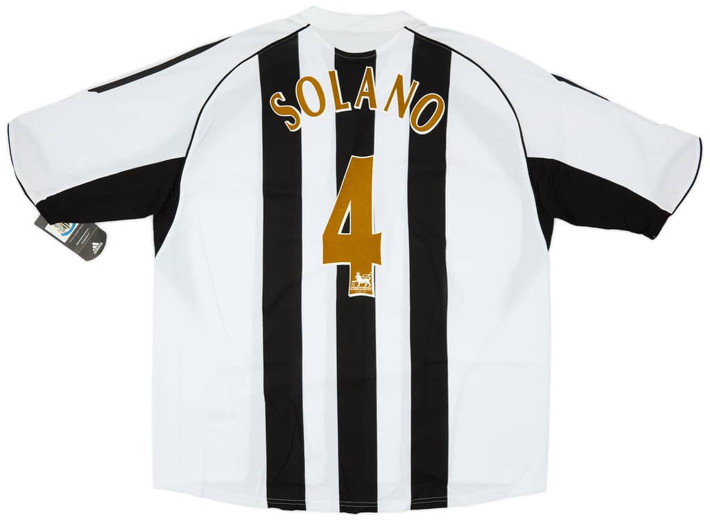 2005-07 Newcastle Home Shirt Solano #4 (3XL)