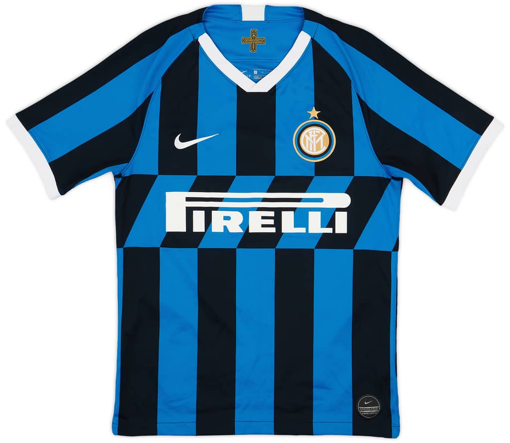 2019-20 Inter Milan Home Shirt Lukaku #9 - 10/10 - (S)