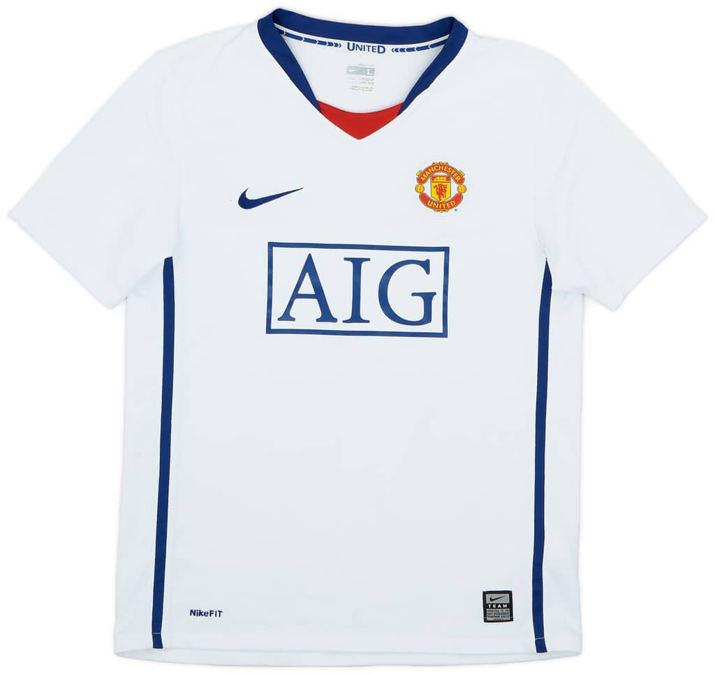 2008-10 Manchester United Away Shirt - 8/10 - (L.Boys)