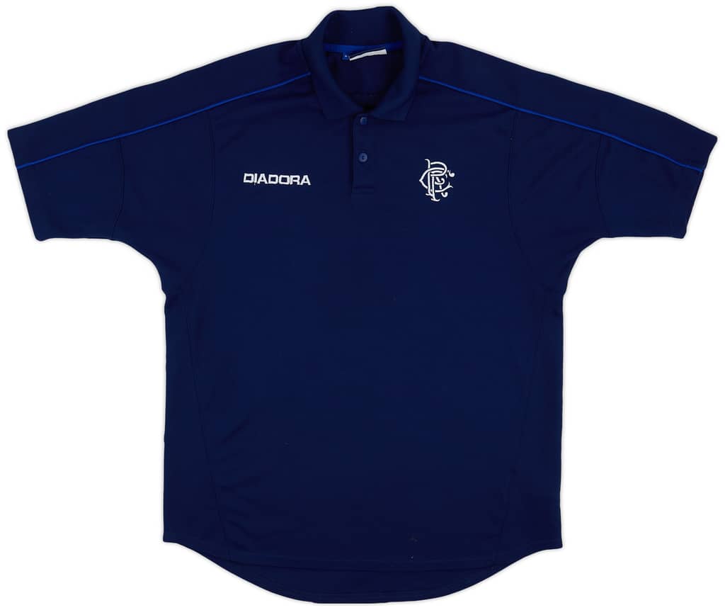 2003-04 Rangers Diadora Polo Shirt - 9/10 - (M)