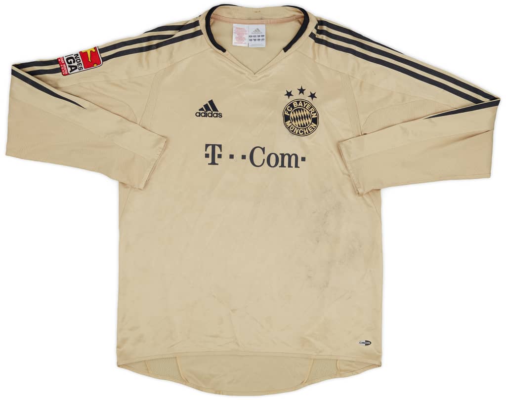 2004-06 Bayern Munich Away L/S Shirt Ballack #13 - 4/10 - (XL.Boys)