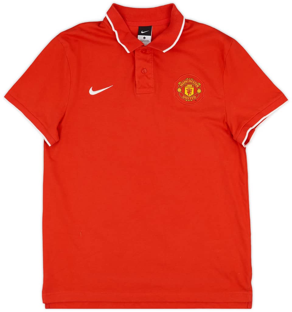 2010-11 Manchester United Nike Polo Shirt - 8/10 - (L)
