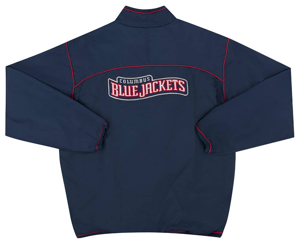 2000s Columbus Blue Jackets Reebok Windbreaker Jacket XL