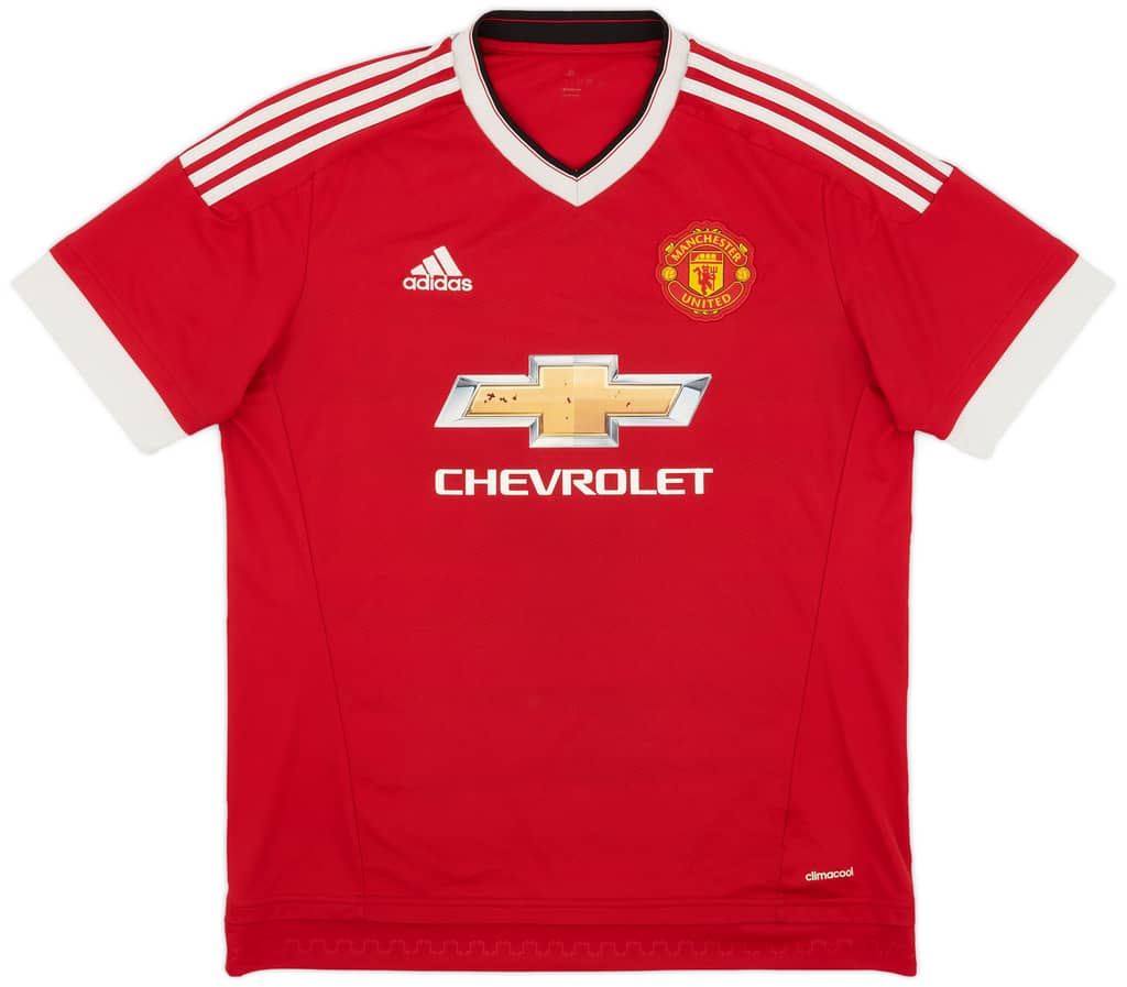 2015-16 Manchester United Home Shirt - 4/10 - (L)