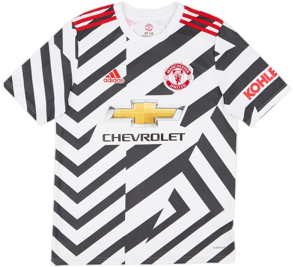 2020-21 Manchester United Third Shirt - 9/10 - (XL.Boys)