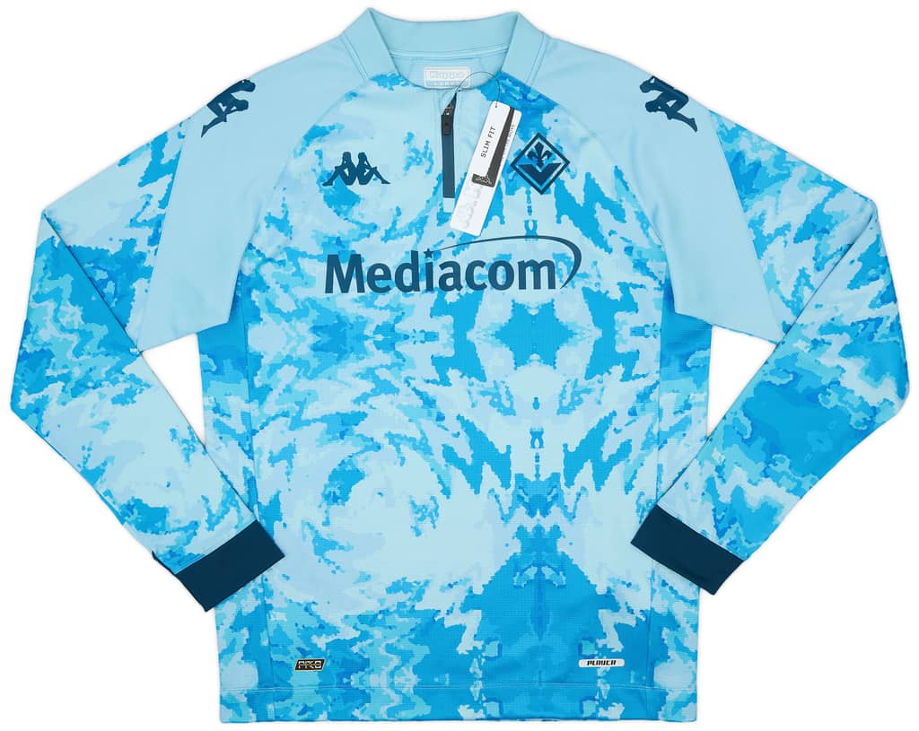 2023-24 Fiorentina Kappa 1/4 Zip Pre-Match Top