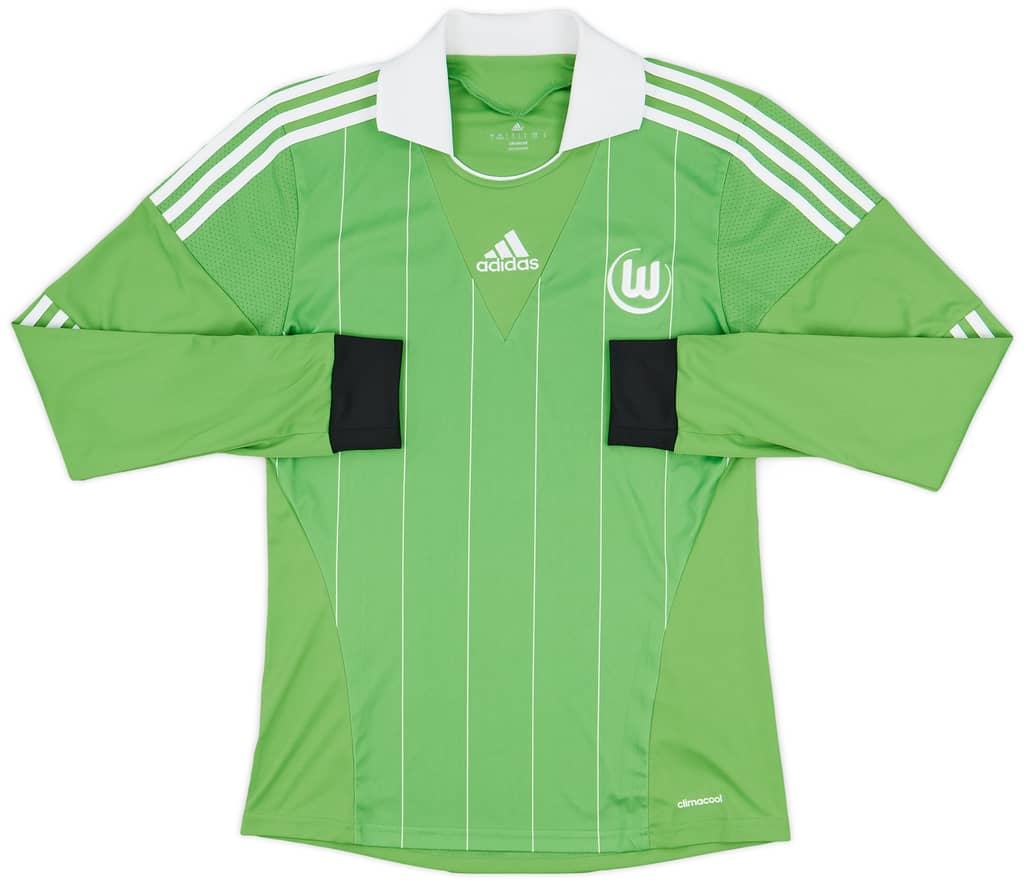 2013-14 Wolfsburg Away L/S Shirt - 10/10 - (S)