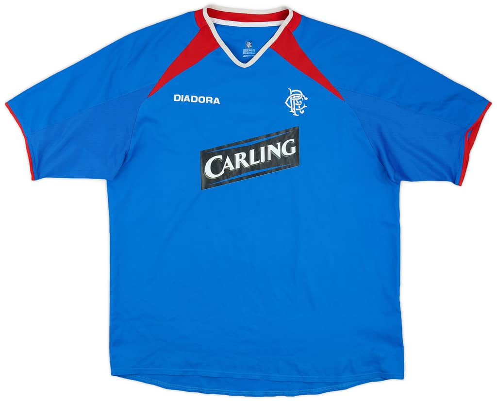 2003-05 Rangers Home Shirt - 8/10 - (XL)