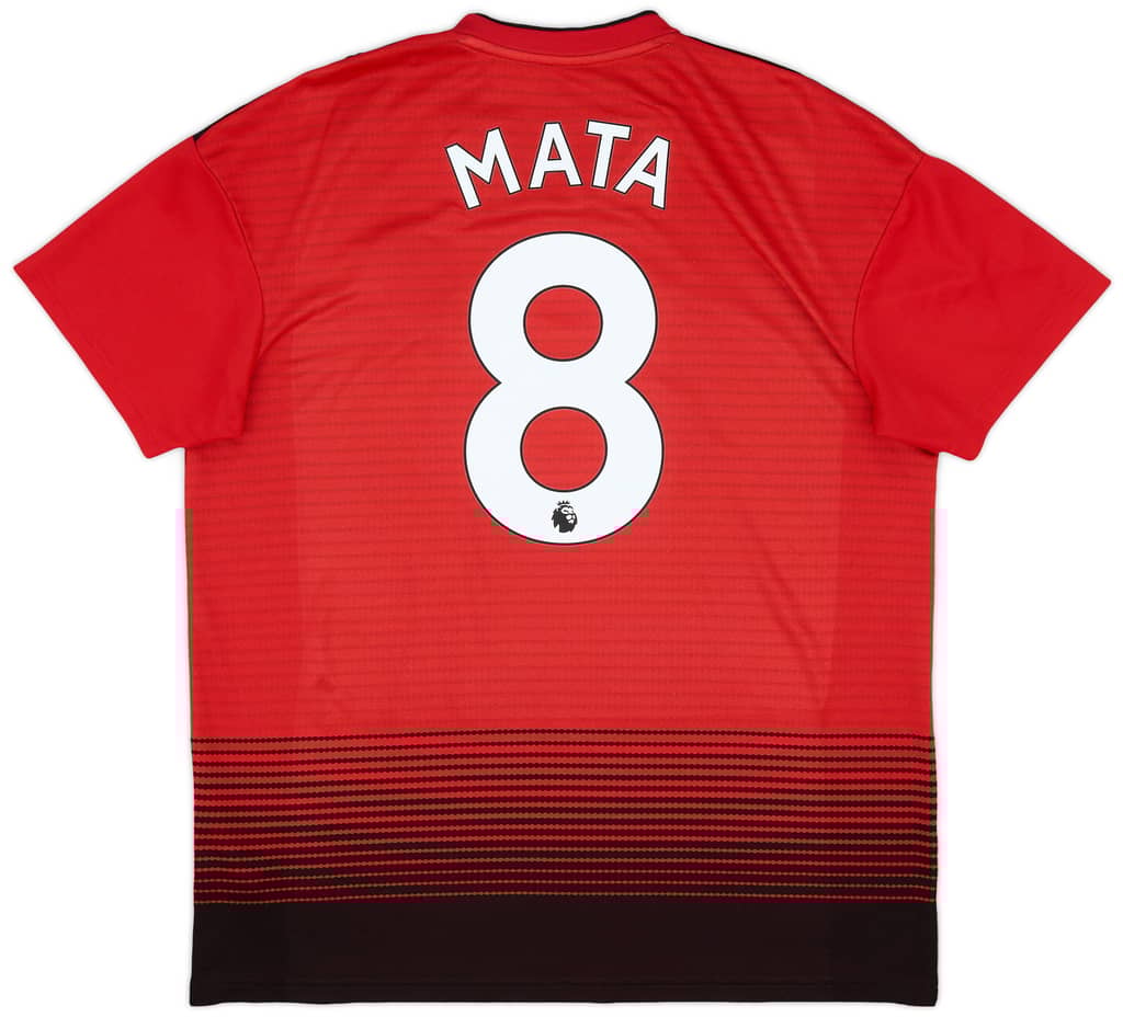 2018-19 Manchester United Home Shirt Mata #8 - 8/10 - (S)