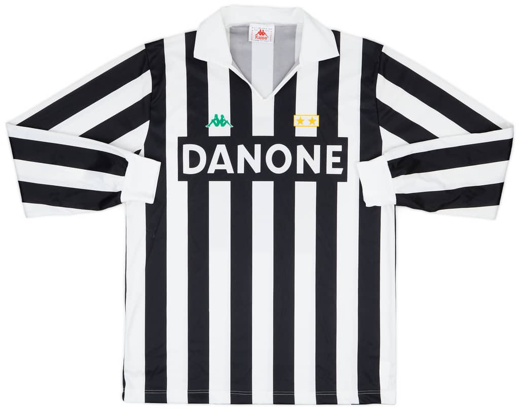 1992-94 Juventus Home L/S Shirt - 7/10 - (XL)