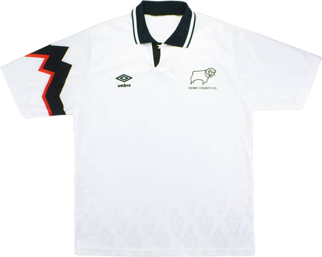 1991-93 Derby County Home Shirt - 8/10 - (M)