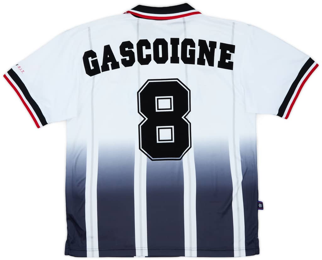 1997-99 Rangers Away Shirt Gascoigne #8 - 7/10 - (S)