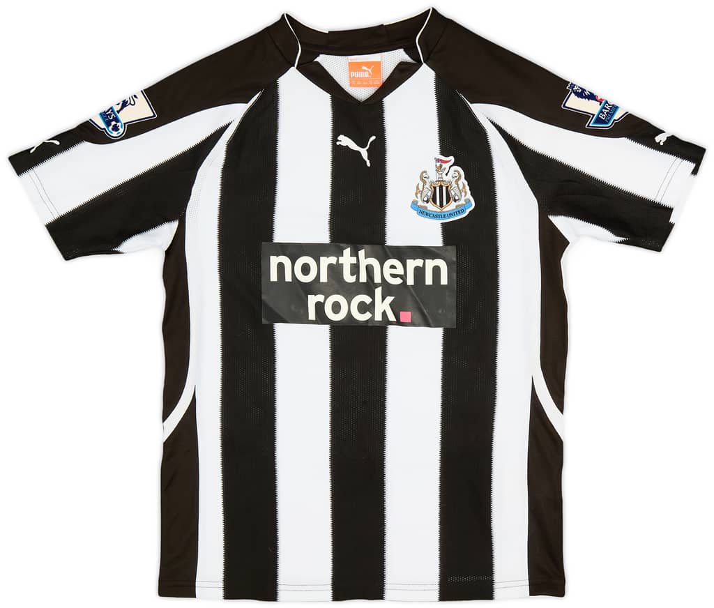 2010-11 Newcastle Home Shirt - 7/10 - (M.Boys)