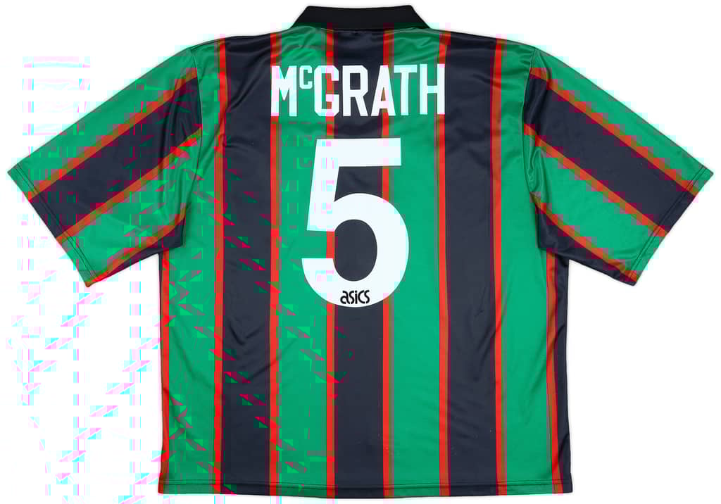 1993-95 Aston Villa Away Shirt McGrath #5 - 7/10 - (XXL)
