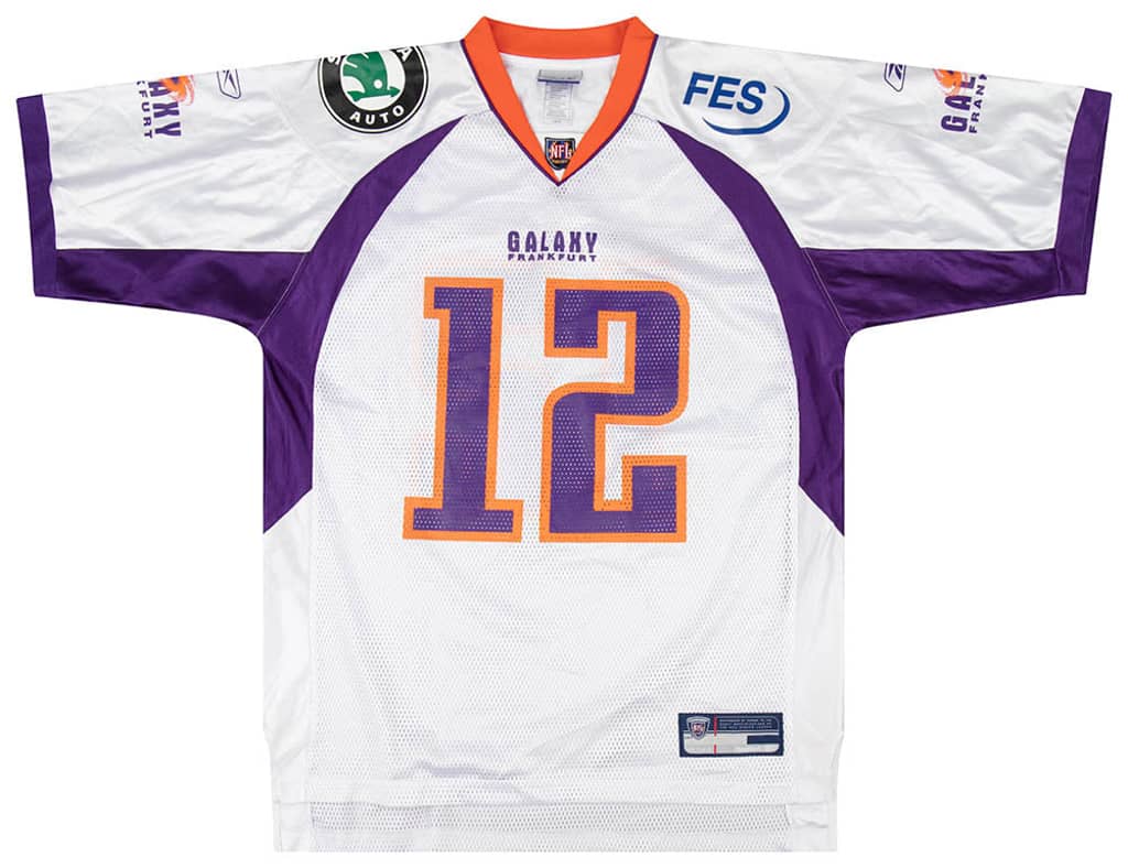 2005-06 Frankfurt Galaxy #12 Reebok Jersey (Away) L