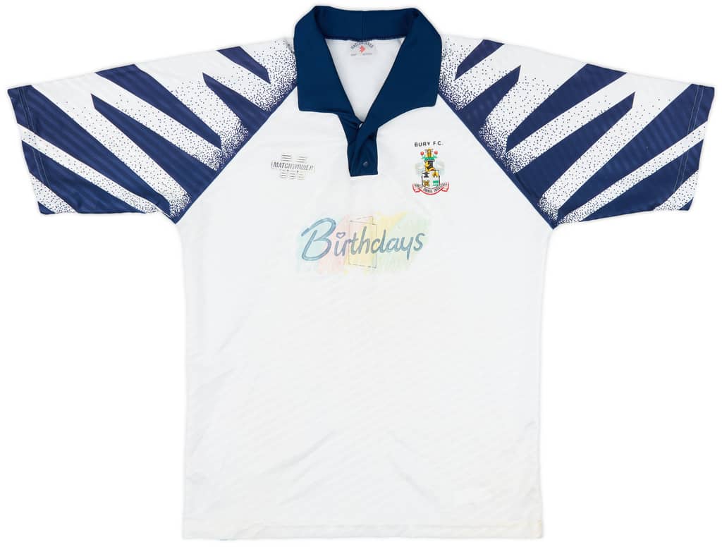 1993-94 Bury Home Shirt - 6/10 - (L)