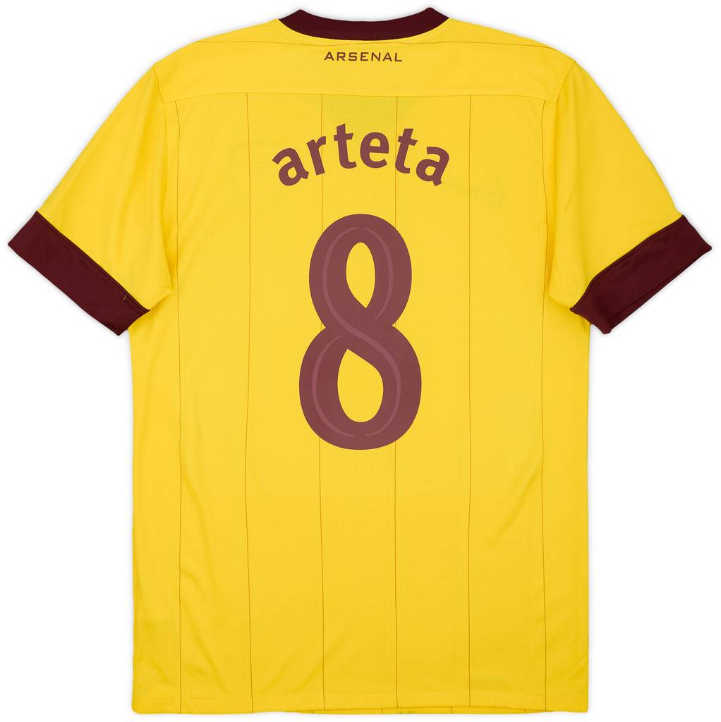 2010-13 Arsenal Away Shirt Arteta #8 - 8/10 - (S)