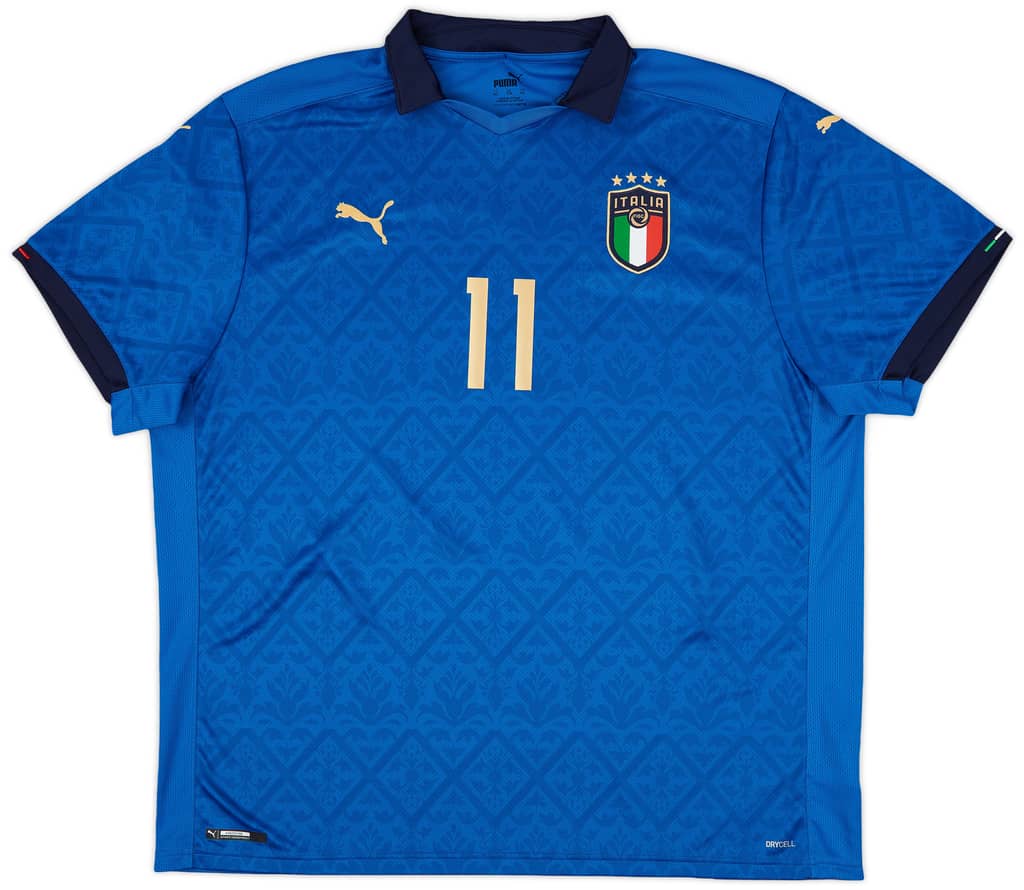 2020-21 Italy Home Shirt Berardi #11 - 10/10 - (3XL)