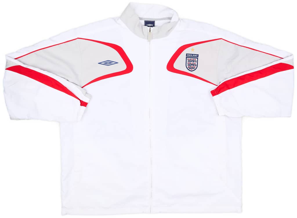 2007-09 England Umbro Track Jacket - 8/10 - (XXL)