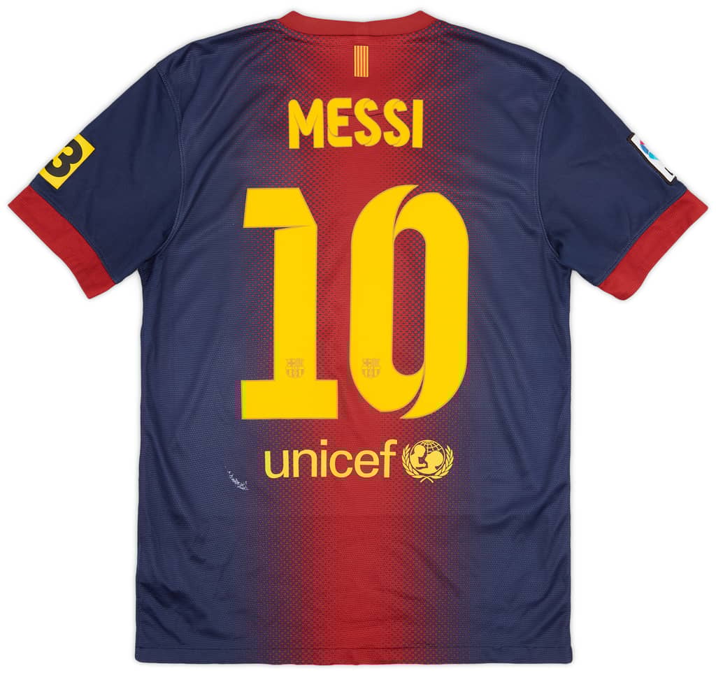 2012-13 Barcelona Home Shirt Messi #10 - 6/10 - (S)