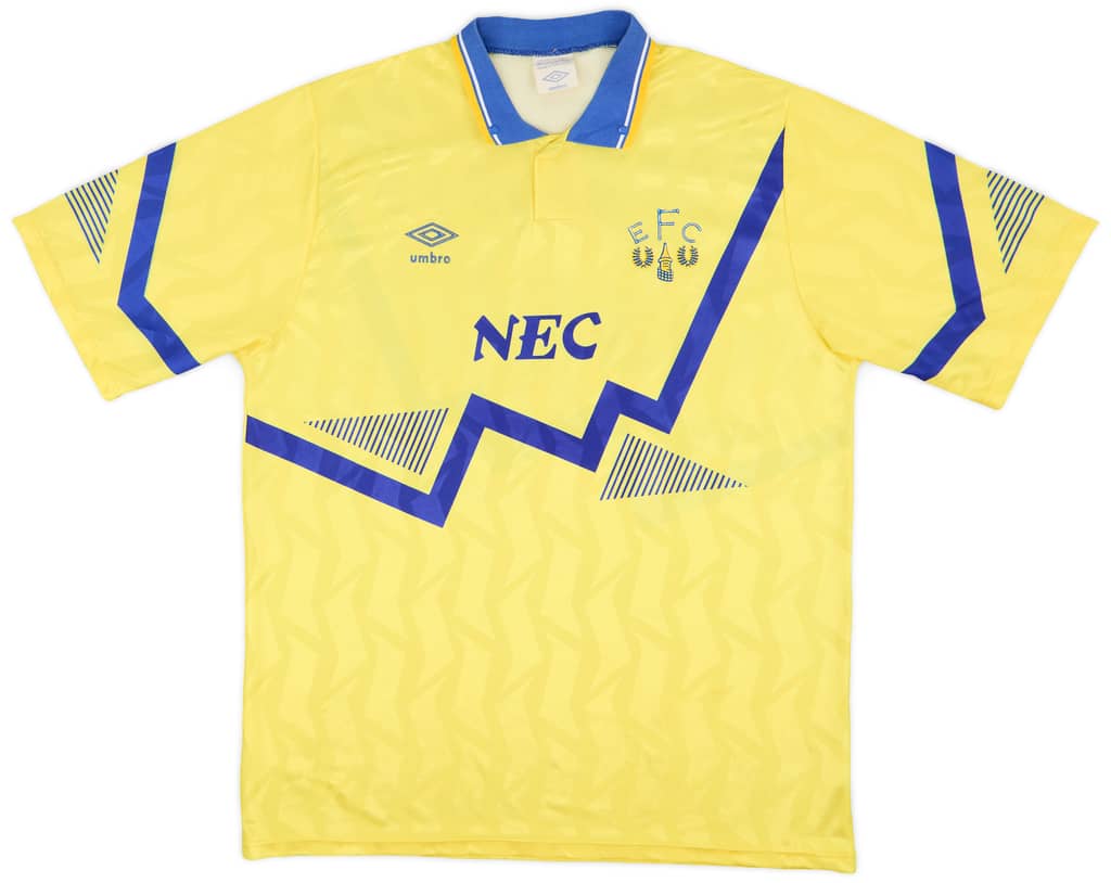 1990-92 Everton Away Shirt - 9/10 - (L)