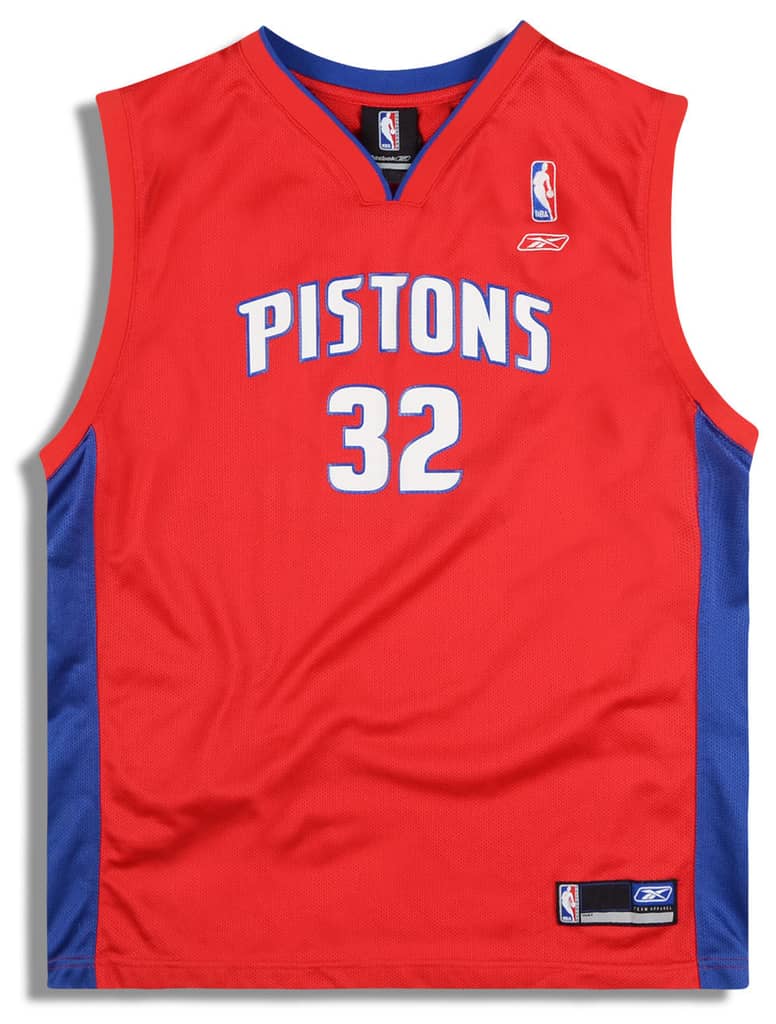 2005-06 Detroit Pistons Hamilton #32 Reebok Jersey (Alternate) Y