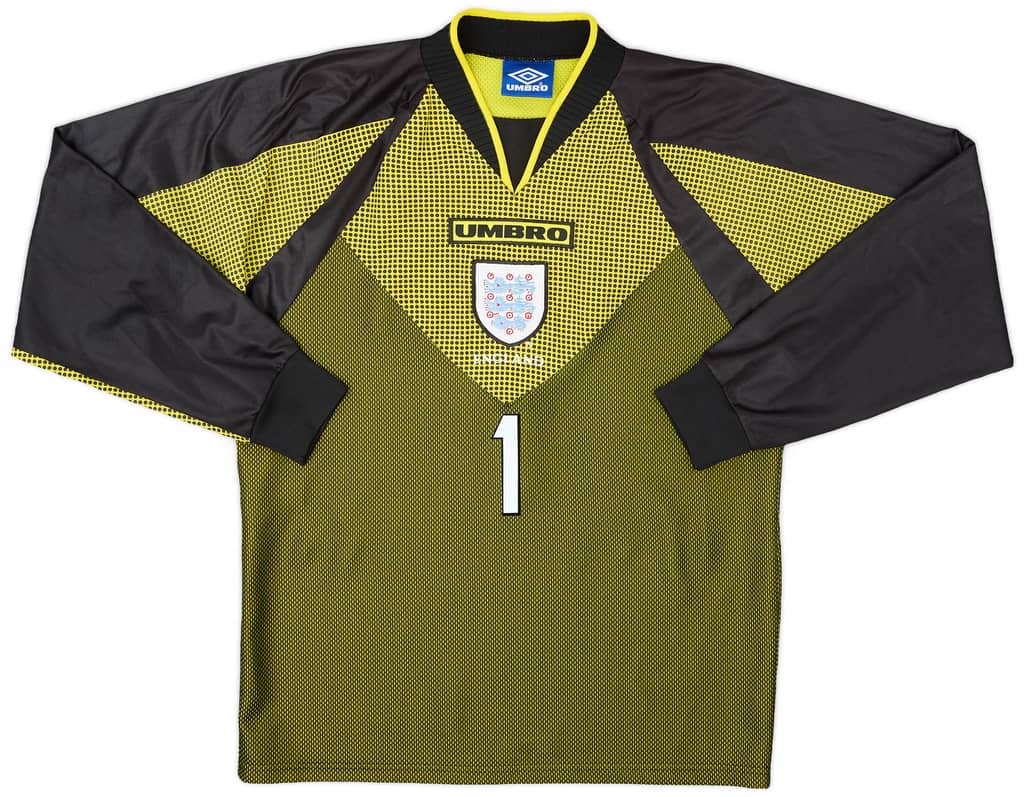 1998-99 England GK Shirt Seaman #1 - 9/10 - (L)