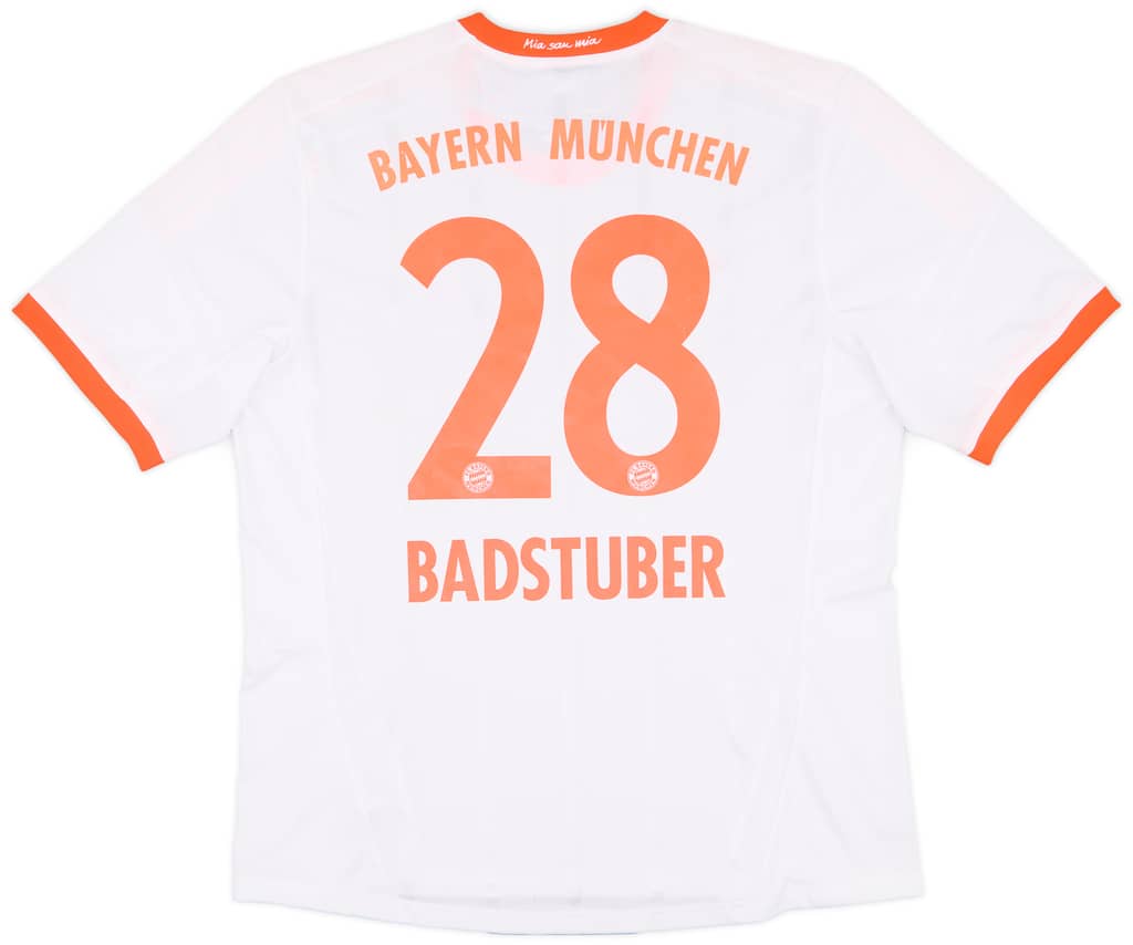 2012-13 Bayern Munich Away Shirt Badstuber #28 (XL)
