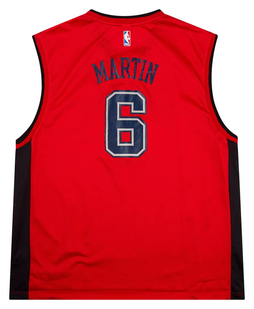 2002-04 New Jersey Nets Martin #6 Reebok Jersey (Alternate) XXL
