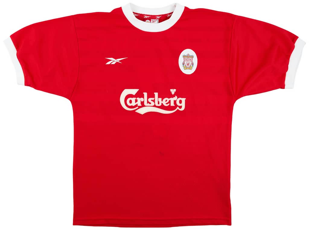1998-00 Liverpool Home Shirt McManaman #7 - 6/10 - (M)