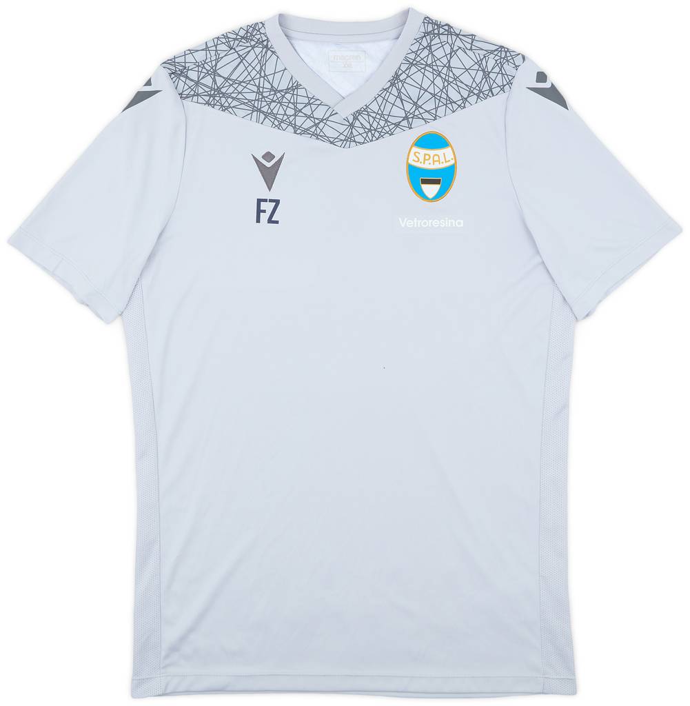 2020-21 SPAL Staff Issue Macron Training Shirt FZ' - 6/10 - (XL)