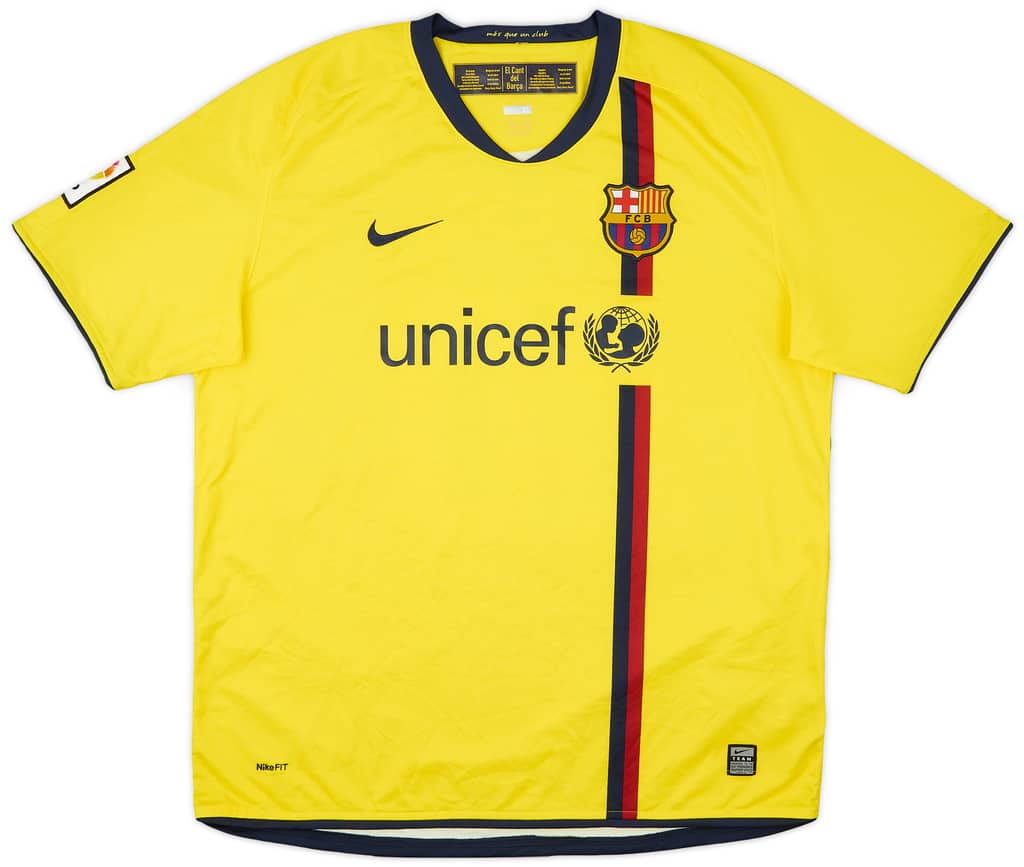 2008-10 Barcelona Away Shirt Messi #10 - 7/10 - (XL)