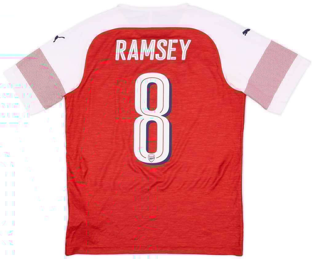 2018-19 Arsenal Home Shirt Ramsey #8 - 8/10 - (S)