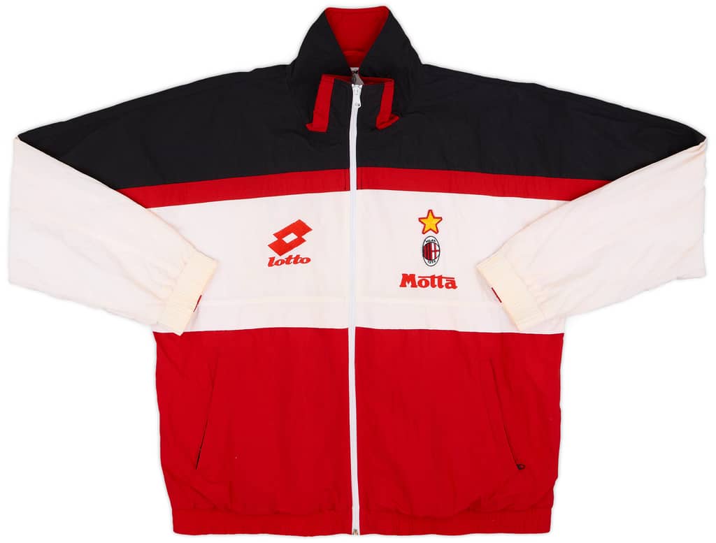 1993-94 AC Milan Lotto Track Jacket - 8/10 - (XL)