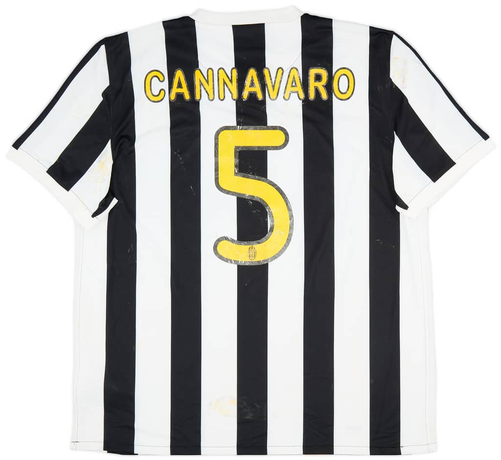 2009-10 Juventus Home Shirt Cannavaro #5 - 5/10 - (XXL)