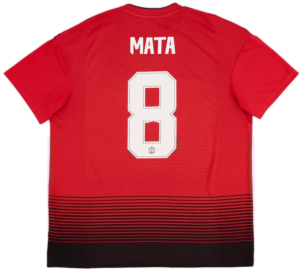 2018-19 Manchester United Home Shirt Mata #8 - 6/10 - (XL)