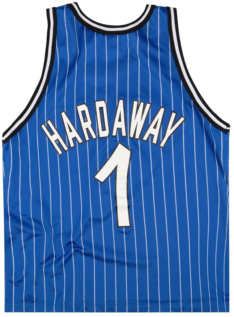1995-98 Orlando Magic Hardaway #1 Champion Jersey (Away) L
