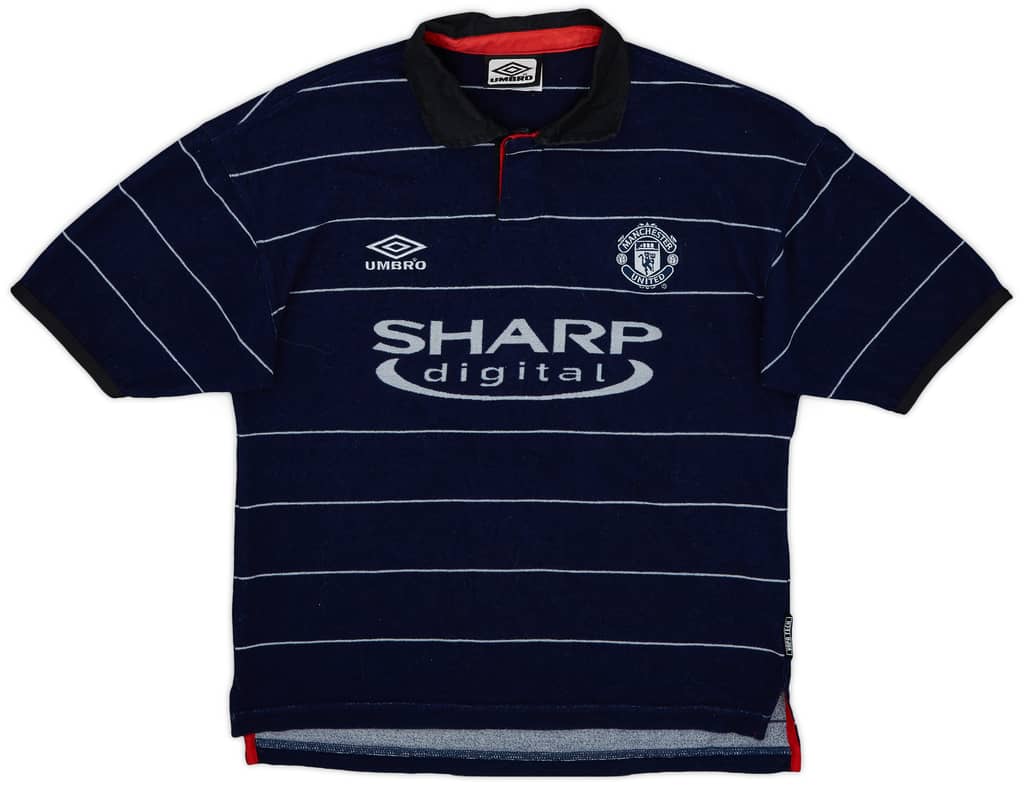 1999-00 Manchester United Away Shirt - 8/10 - (L.Boys)
