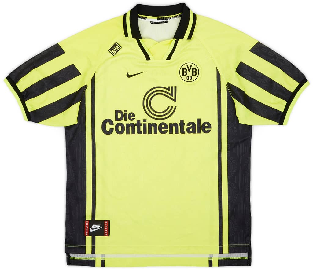 1996-97 Borussia Dortmund Home Shirt - 8/10 - (XL.Boys)