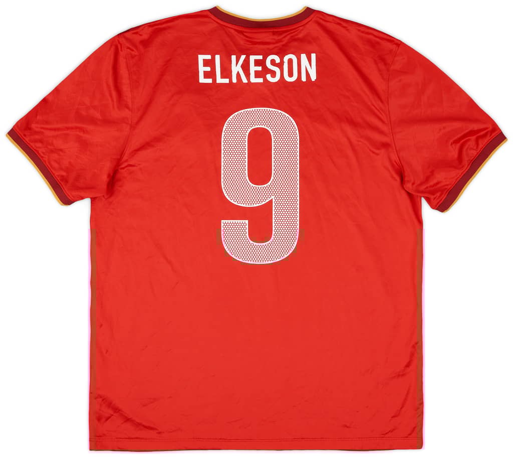 2014 Guangzhou Evergrande Home CSL Shirt Elkeson #9 - 7/10 - (XXL)