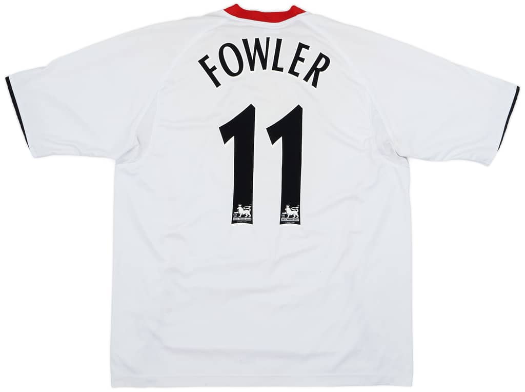2005-06 Liverpool Away Shirt Fowler #11 - 5/10 - (XL)