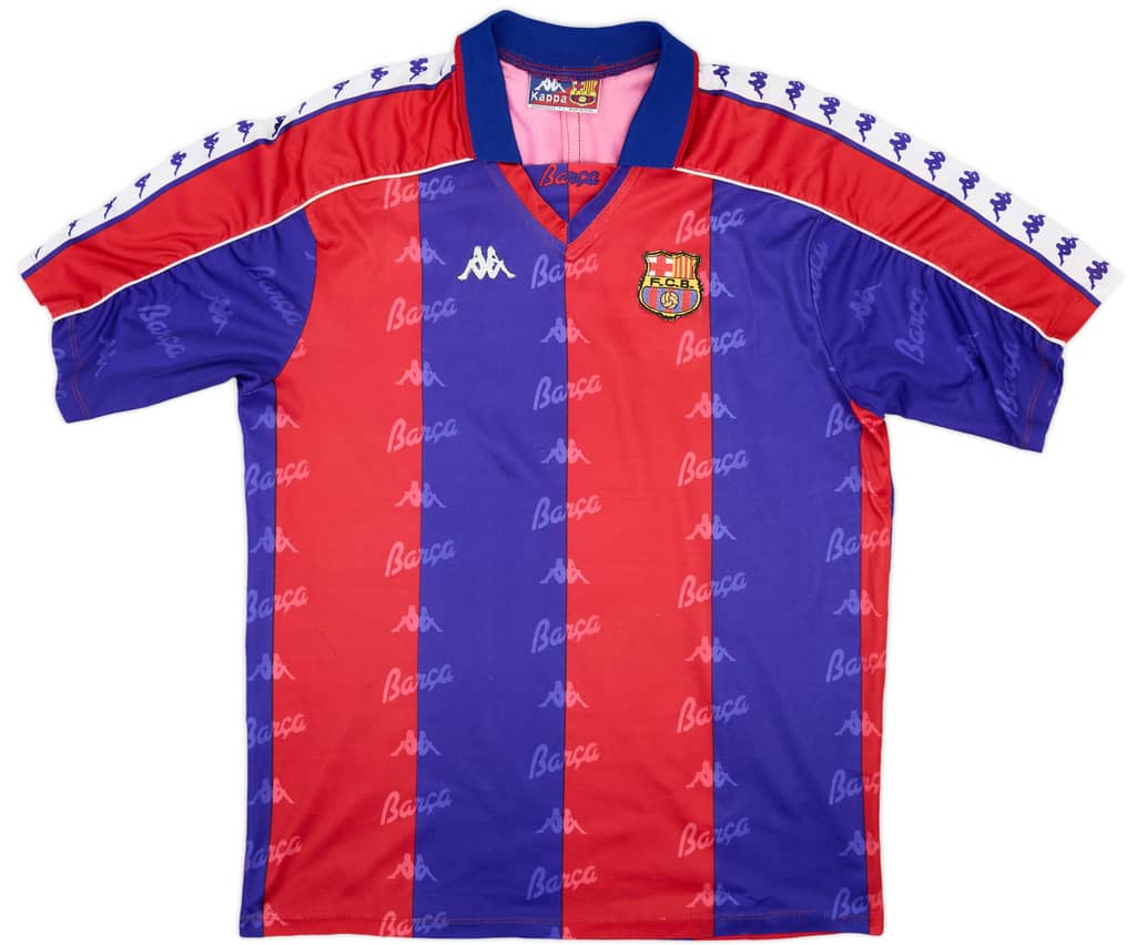 1992-95 Barcelona Home Shirt - 7/10 - (XL)