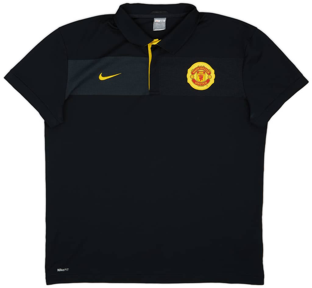 2008-09 Manchester United Nike Polo Shirt - 8/10 - (XXL)
