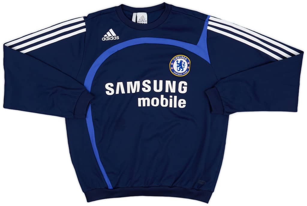 2007-08 Chelsea adidas Sweat Top - 7/10 - (S)