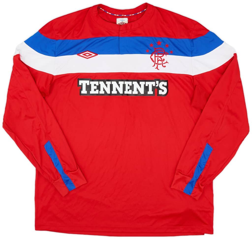 2011-12 Rangers Away L/S Shirt - 8/10 - (XL)